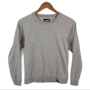 C3 Women’s NEFF Skater Surfer Brand Bulldog Sweatshirt S